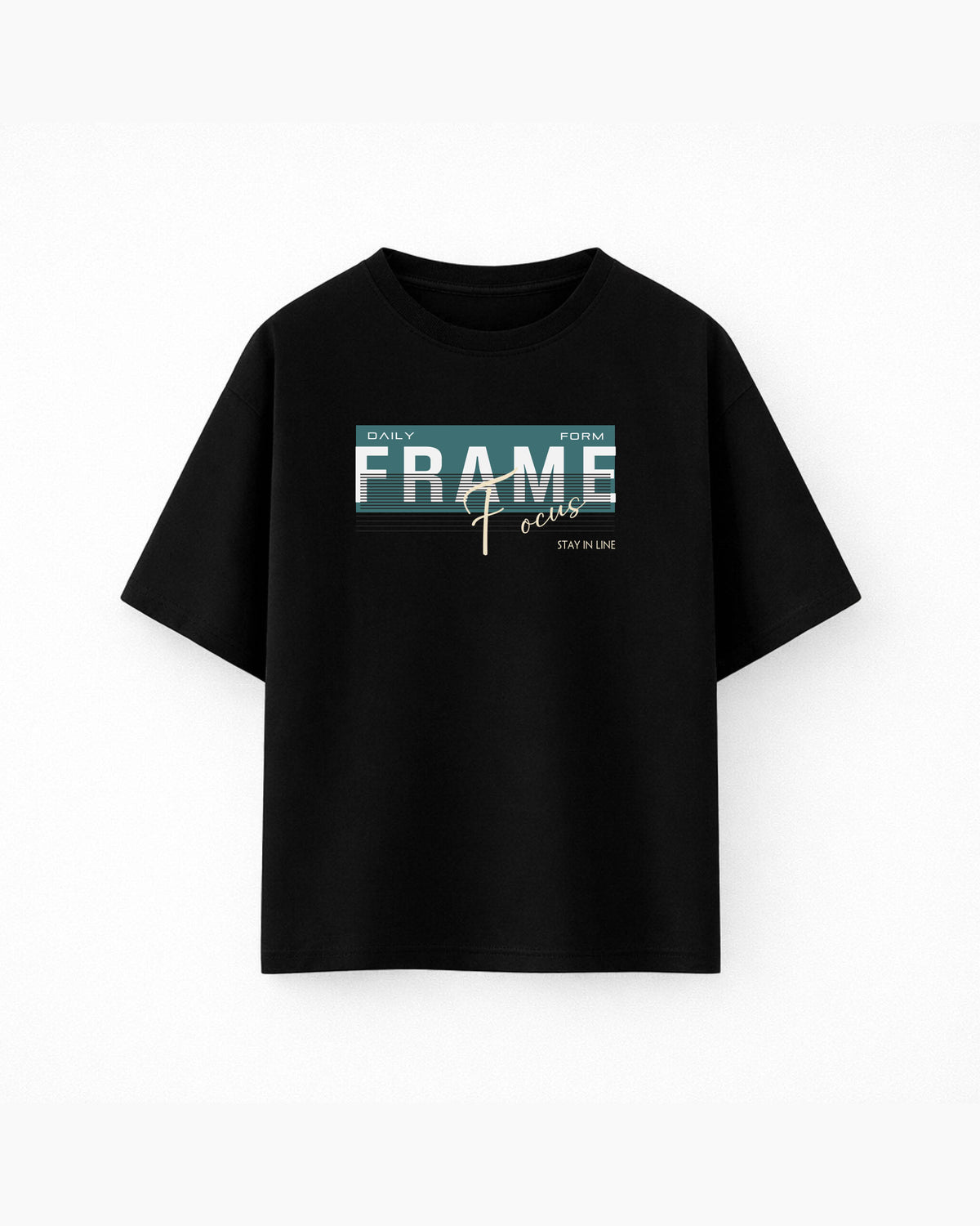 Oversize T-shirt – Bold Typography / 88