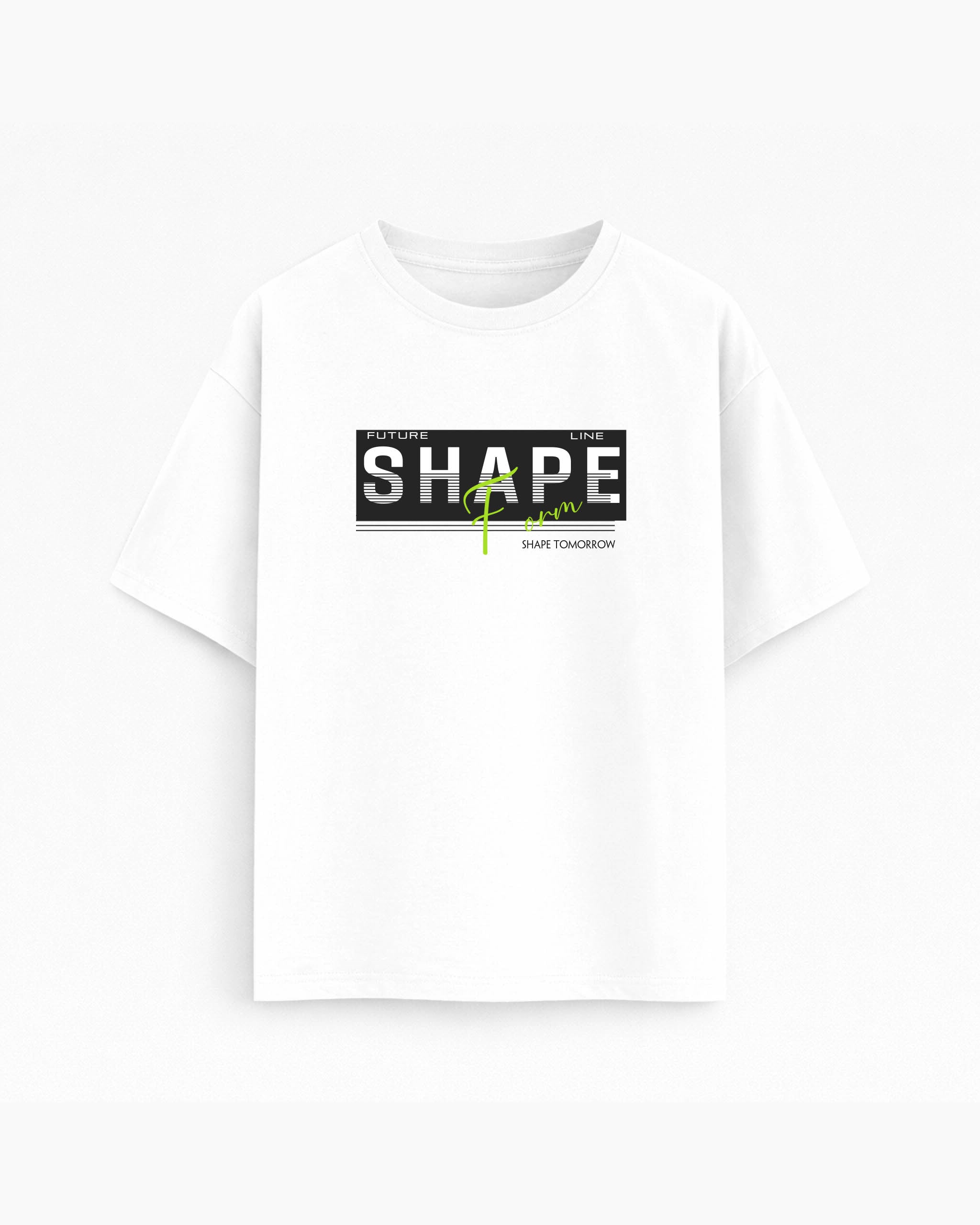 Oversize T-shirt – Bold Typography / 88 - White