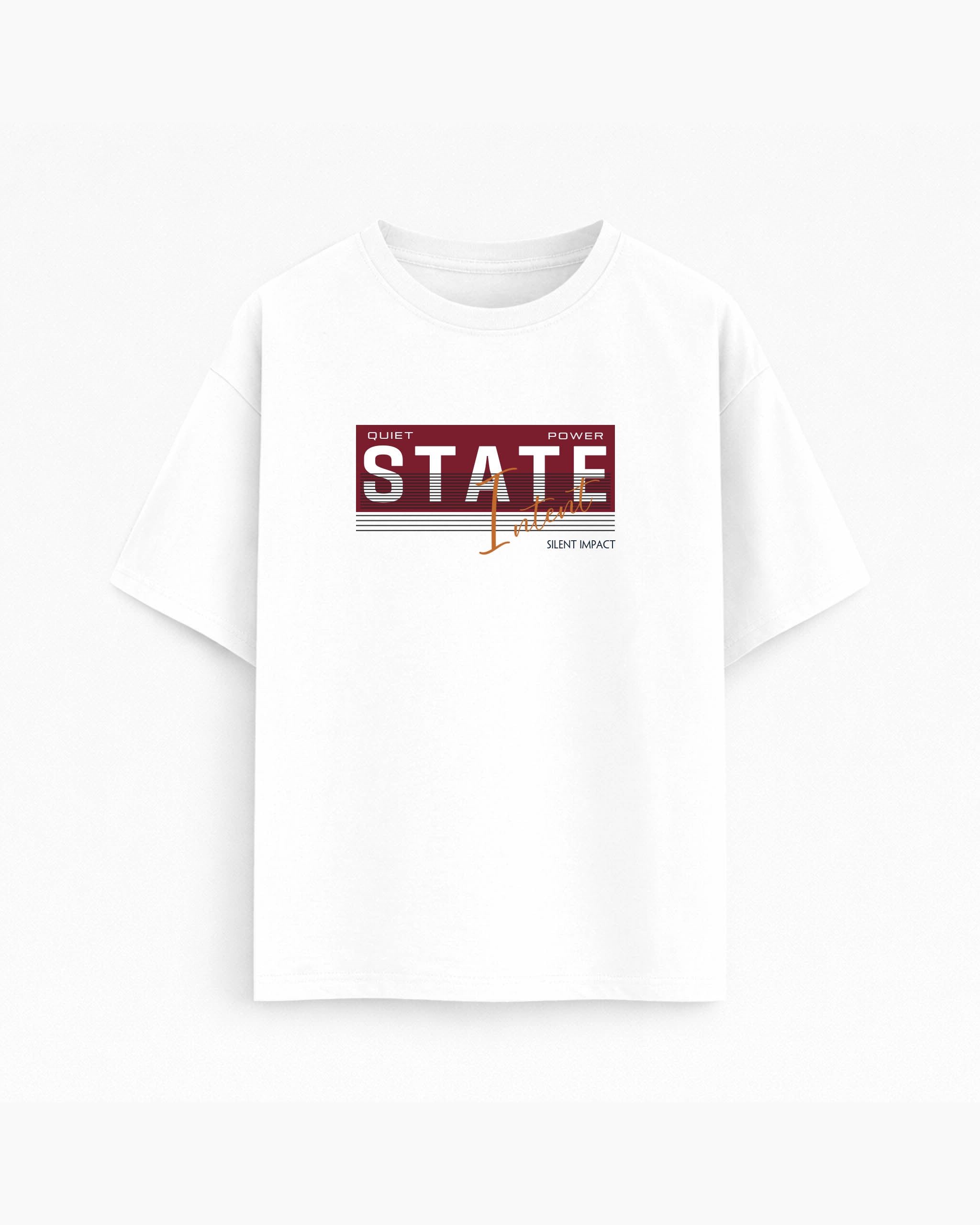 Oversize T-shirt – Bold Typography / 88
