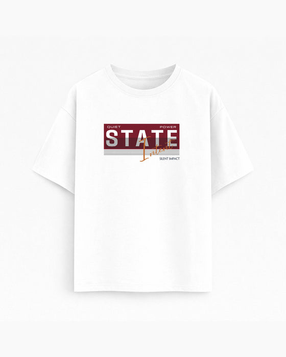 Oversize T-shirt – Bold Typography / 88