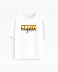 Oversize T-shirt – Bold Typography / 88
