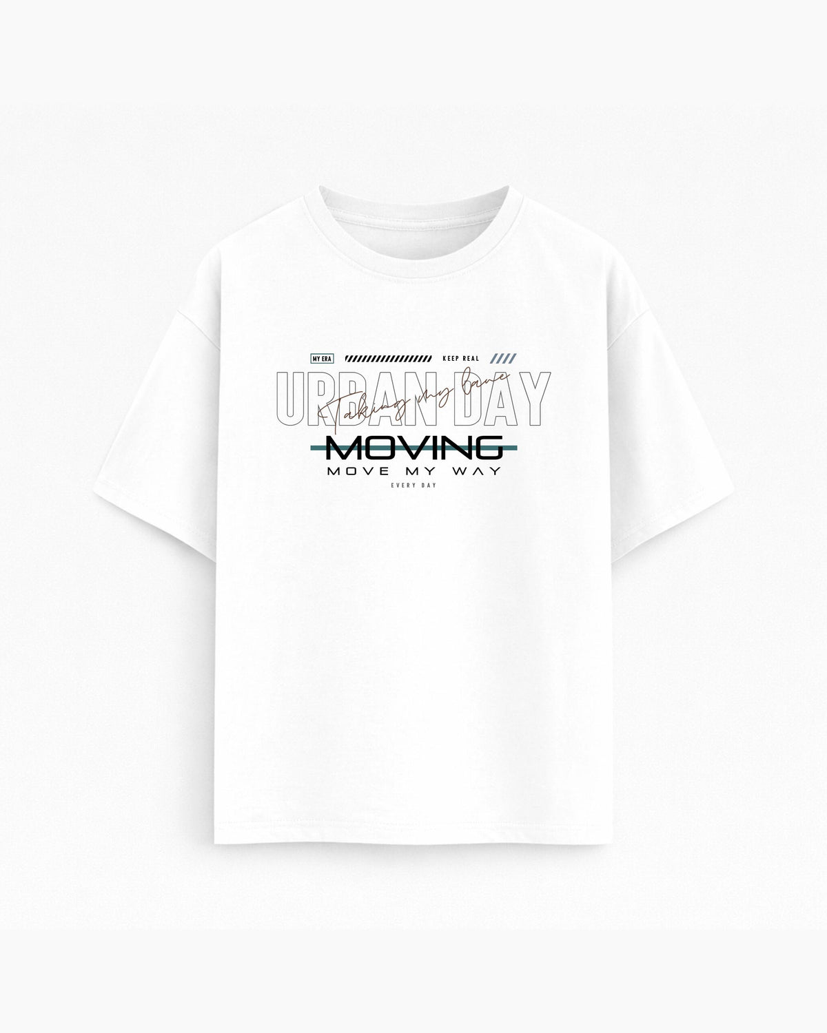Oversize T-shirt – Bold Typography / 90