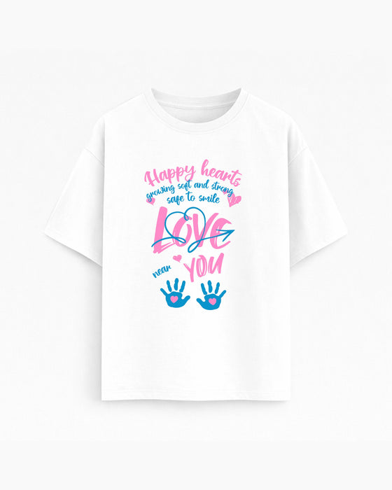 Oversize T-shirt – Cute Typography / 107