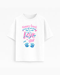 Oversize T-shirt – Cute Typography / 107