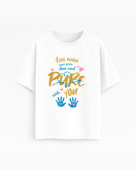 Oversize T-shirt – Cute Typography / 107