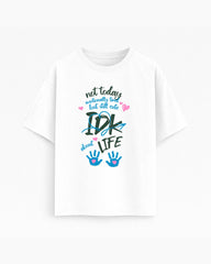 Oversize T-shirt – Cute Typography / 107
