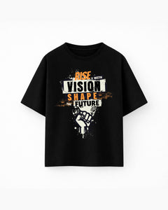Oversize T-shirt – Grunge Typography / 130