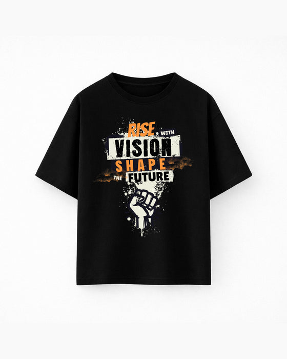 Oversize T-shirt – Grunge Typography / 130