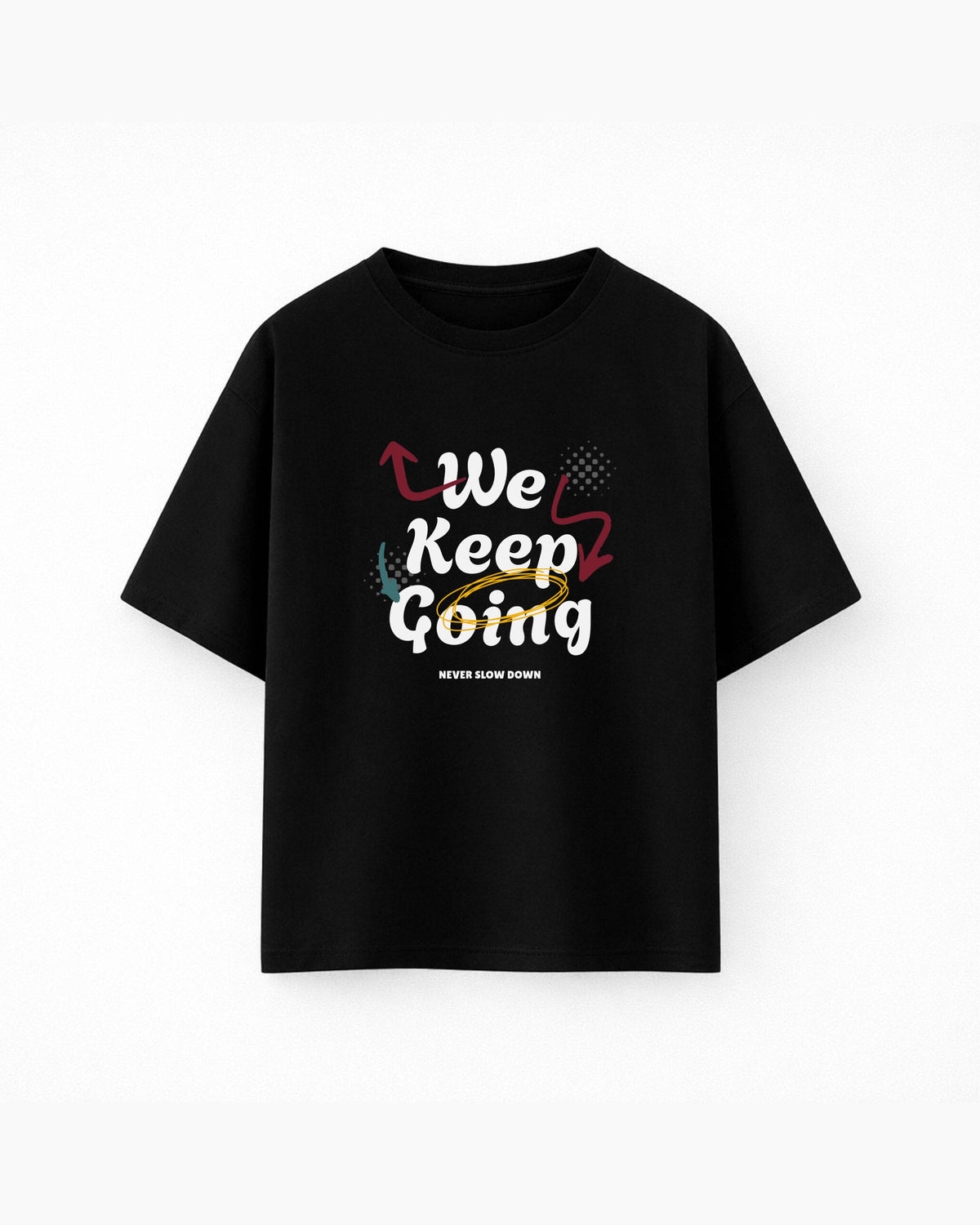Oversize T-shirt – Handwritten Typography / 137