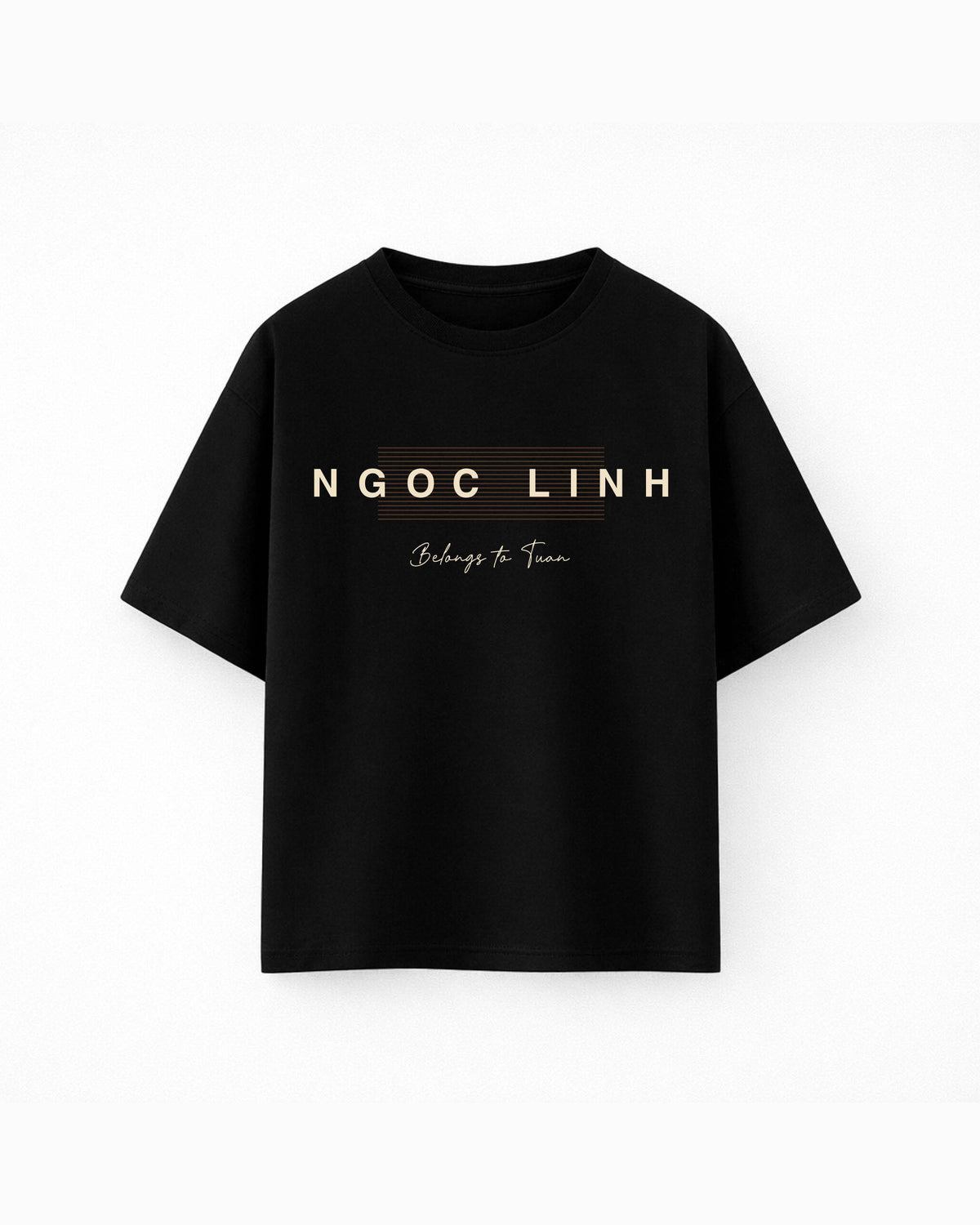 Oversize T-shirt – Minimal Typography / 64