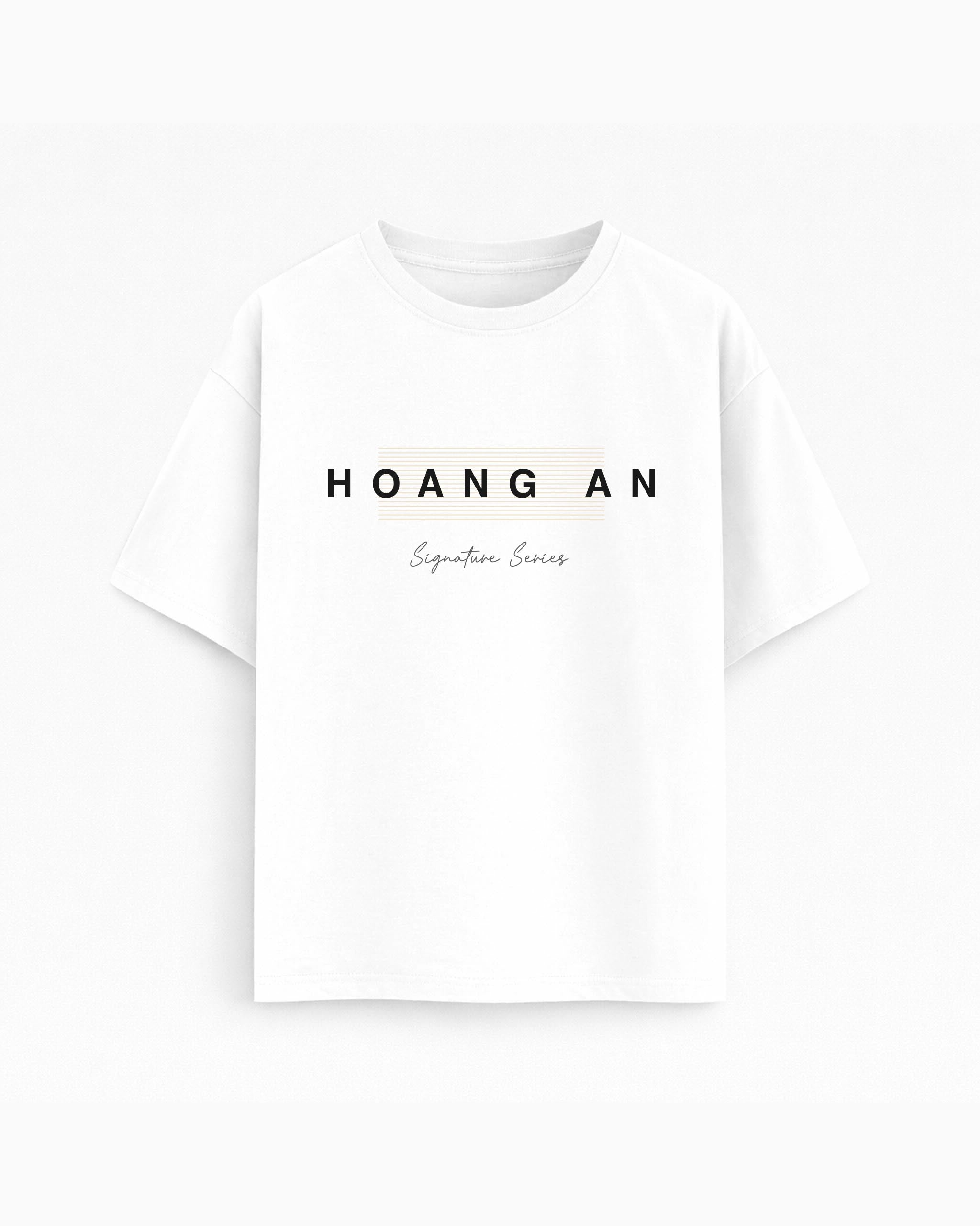Oversize T-shirt – Minimal Typography / 64 - White