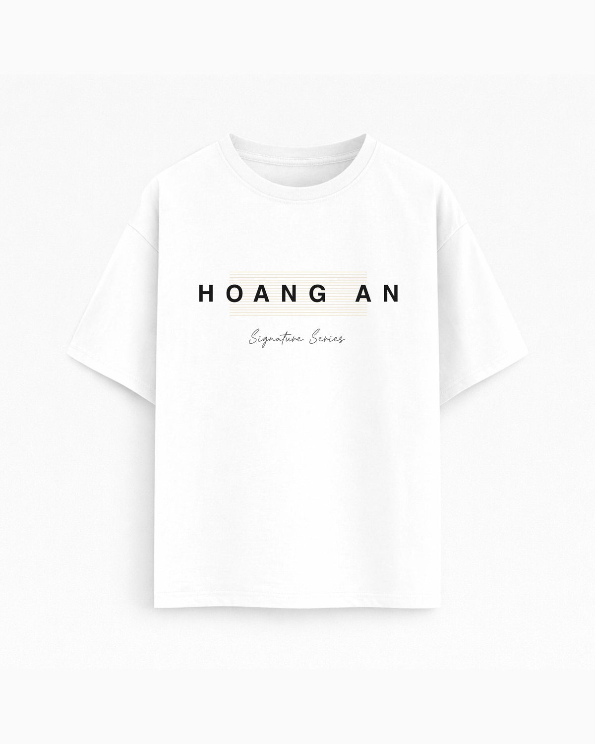 Oversize T-shirt – Minimal Typography / 64