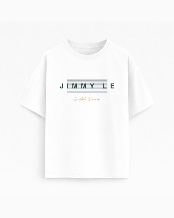 Oversize T-shirt – Minimal Typography / 64