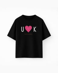 Oversize T-shirt – Minimalist Typography / 112