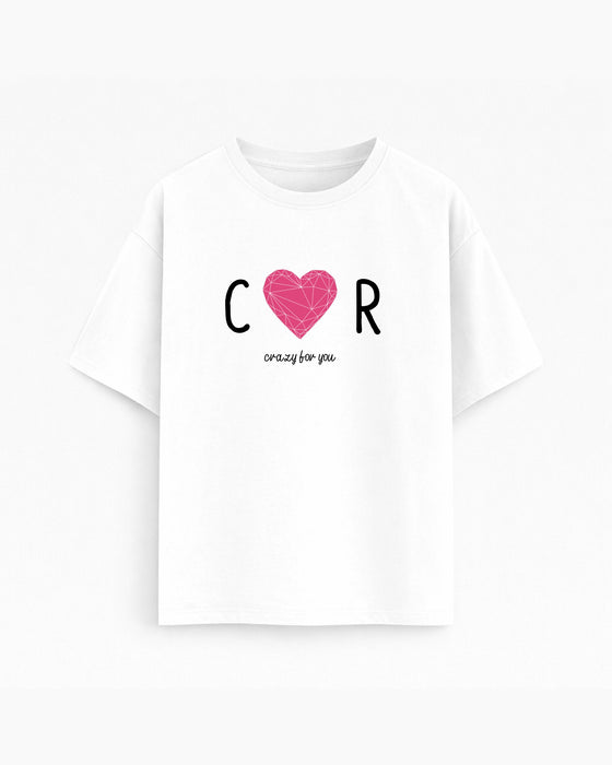 Oversize T-shirt – Minimalist Typography / 112