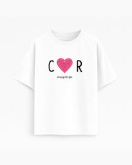 Oversize T-shirt – Minimalist Typography / 112