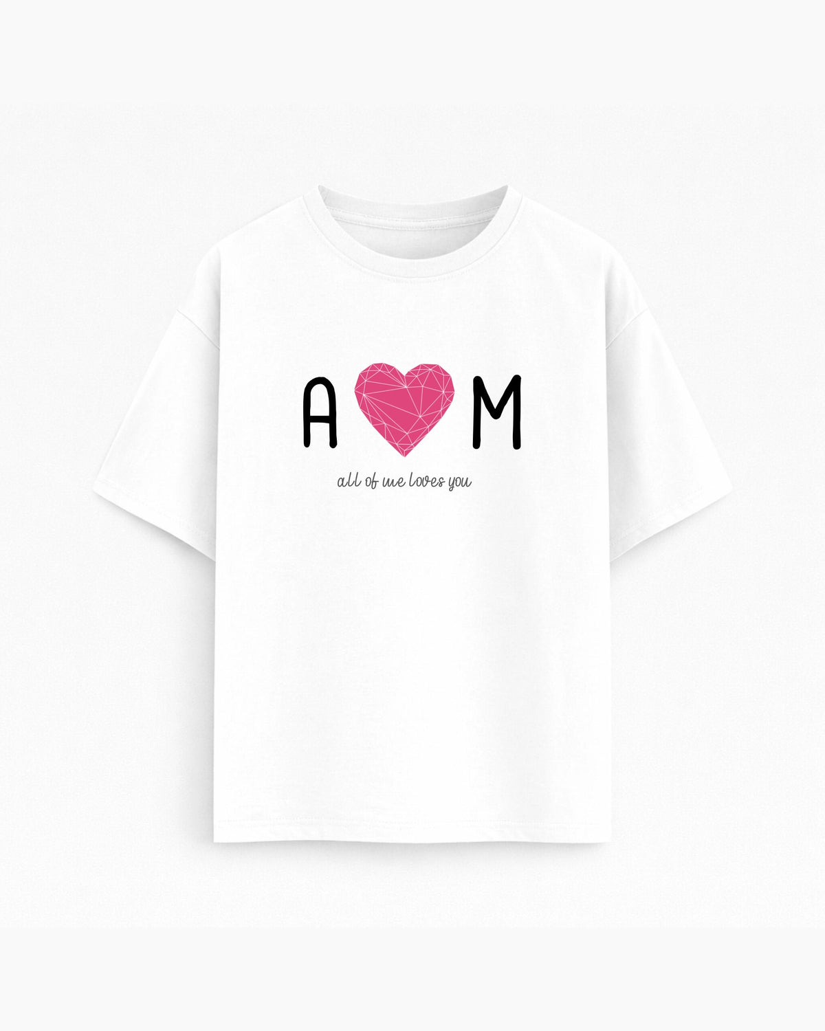 Oversize T-shirt – Minimalist Typography / 112