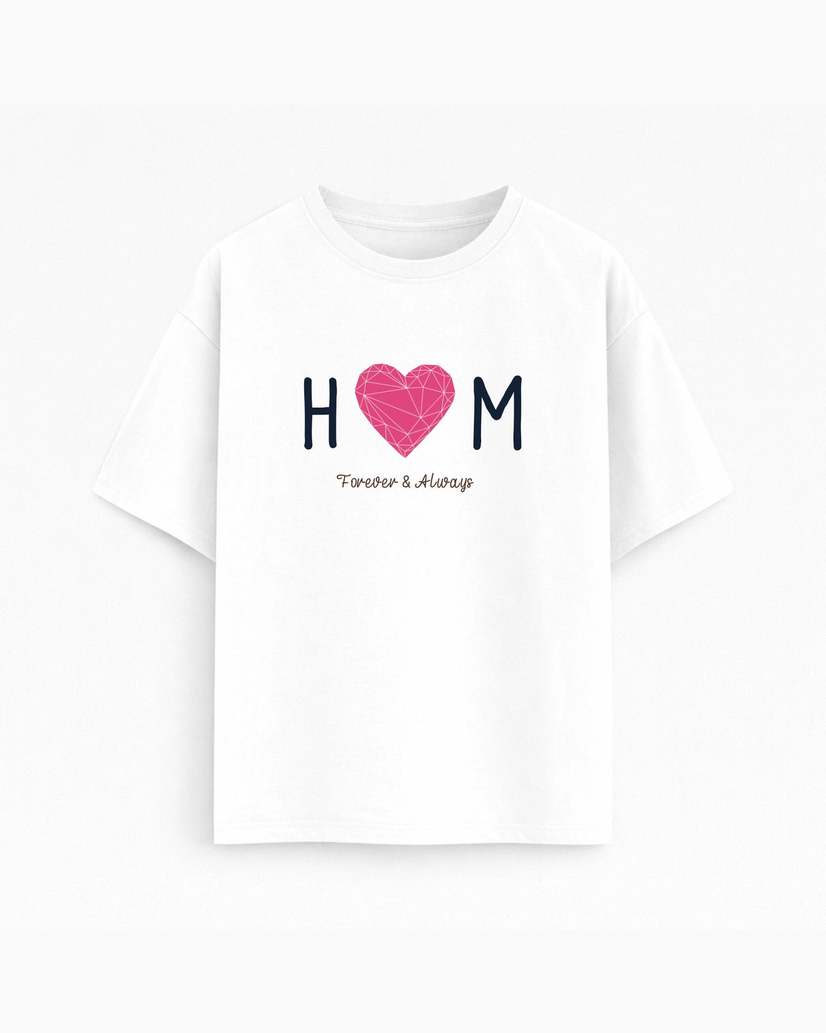 Oversize T-shirt – Minimalist Typography / 112