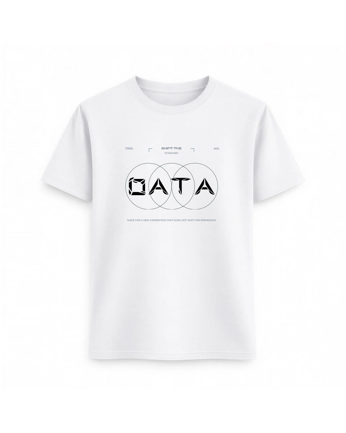 Regular Fit T-shirt – Geometric Typography / 143