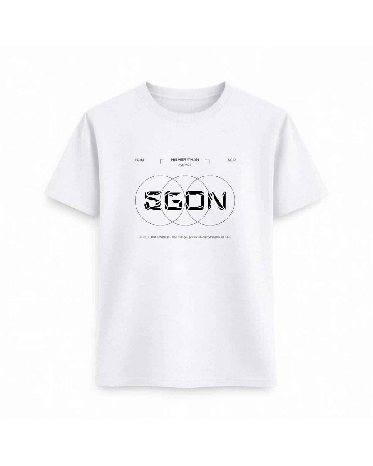 Regular Fit T-shirt – Geometric Typography / 143