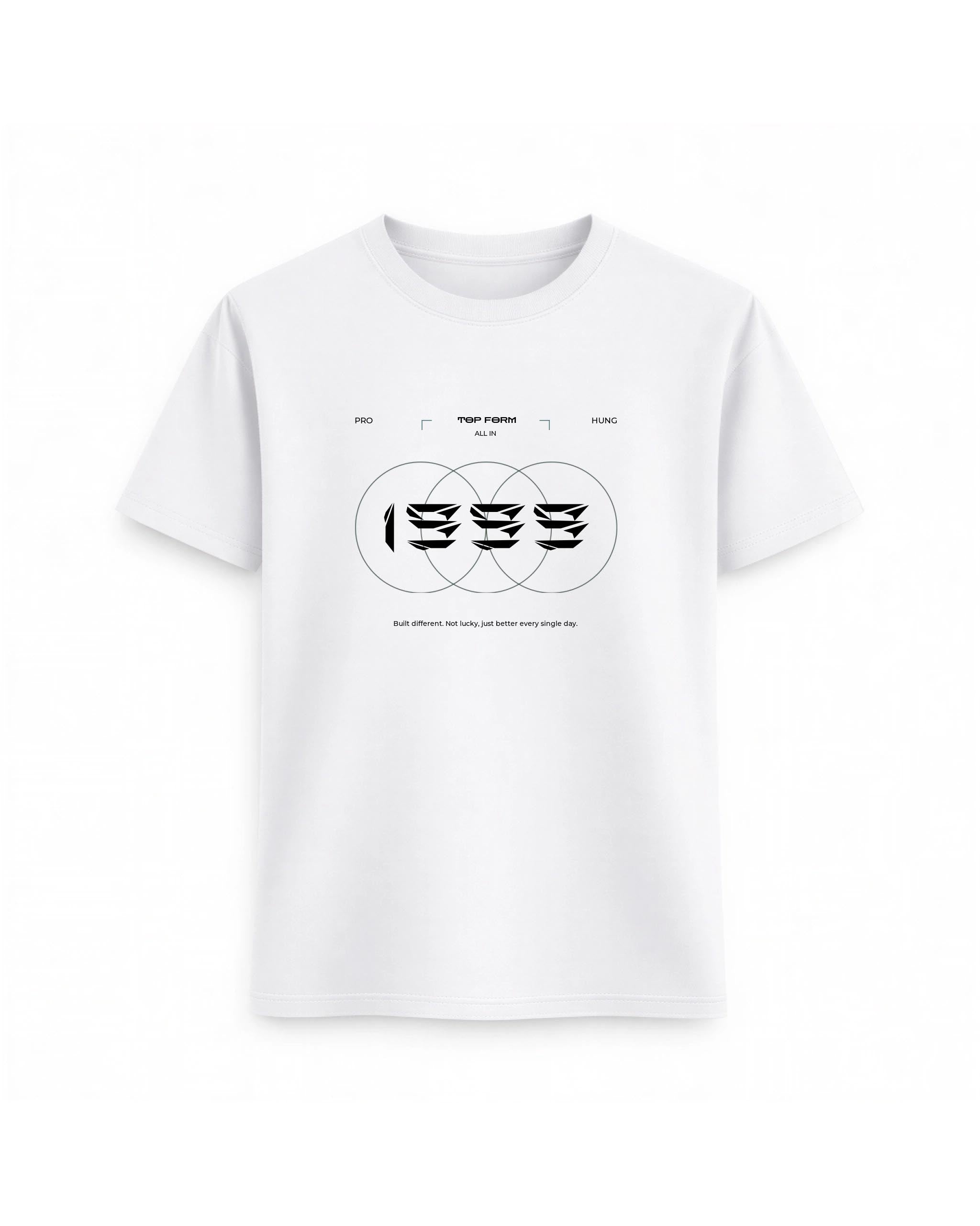 Regular Fit T-shirt – Geometric Typography / 143