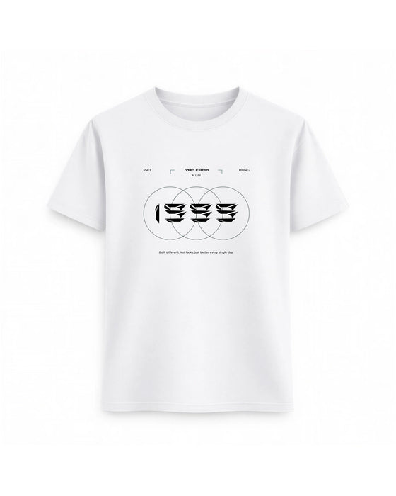 Regular Fit T-shirt – Geometric Typography / 143