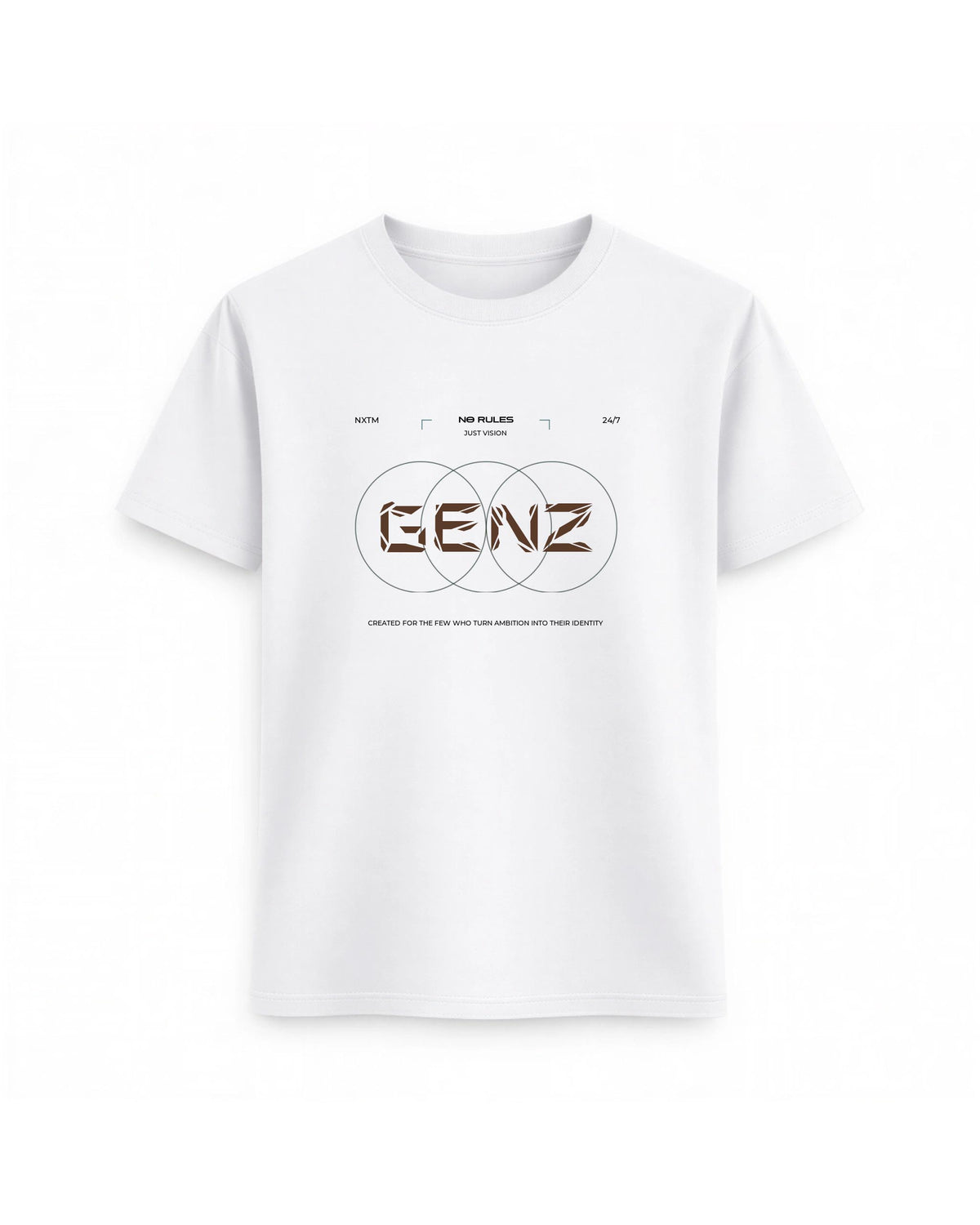 Regular Fit T-shirt – Geometric Typography / 143