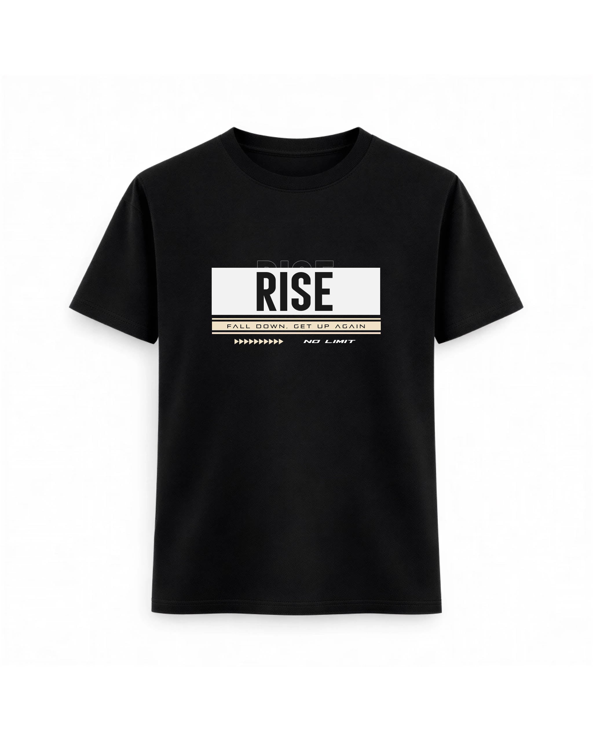 Regular Fit T-shirt – Bold Typography / 159 - Black