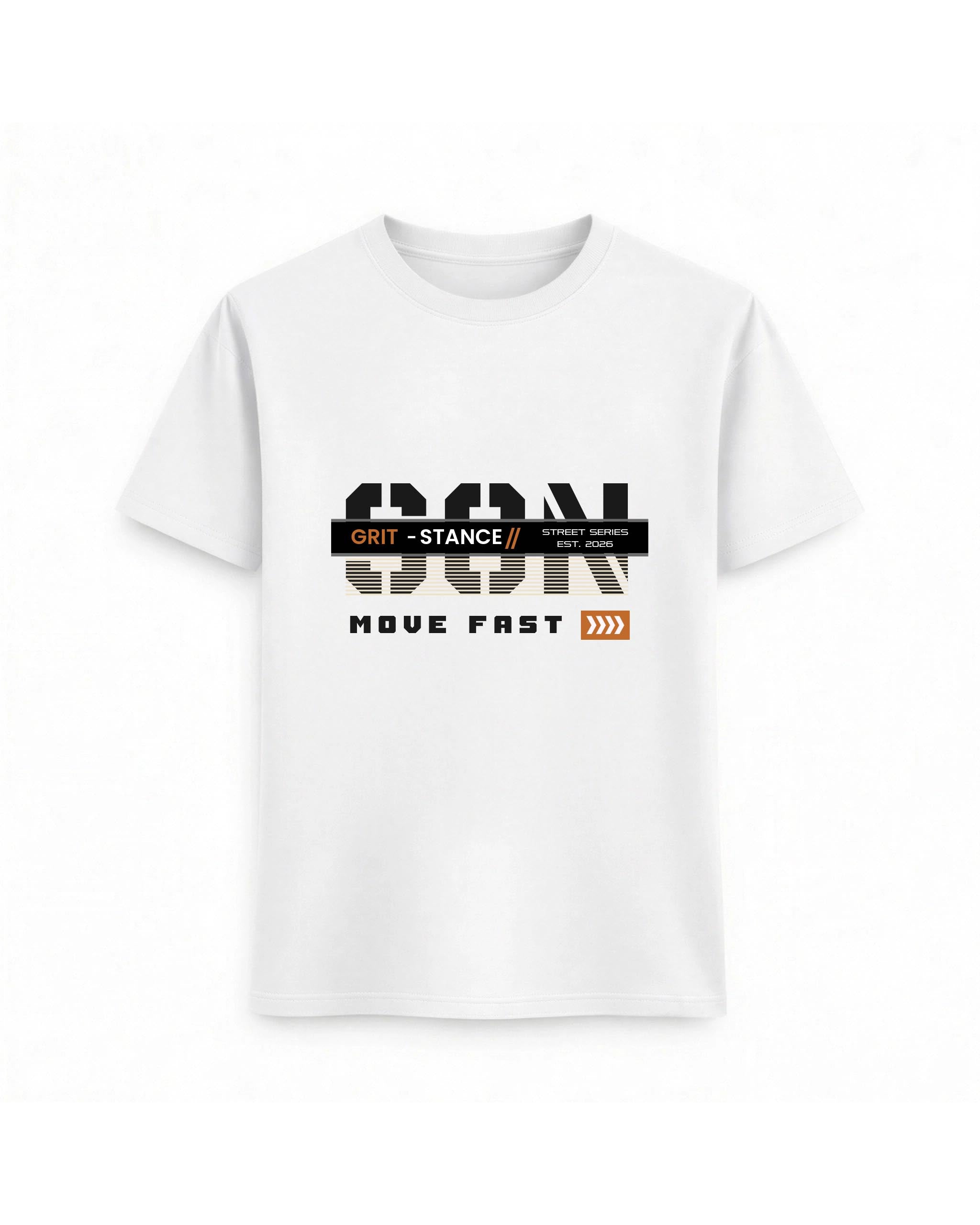 Regular Fit T-shirt – Bold Typography / 160