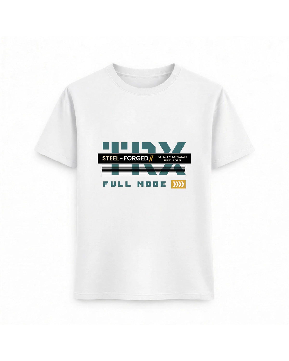 Regular Fit T-shirt – Bold Typography / 160