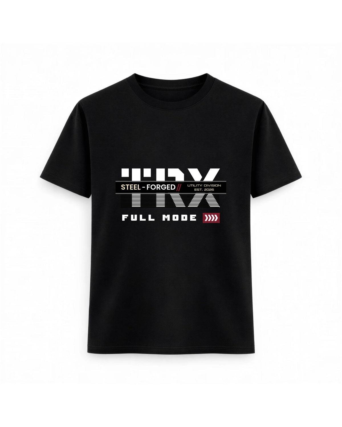 Regular Fit T-shirt – Bold Typography / 160