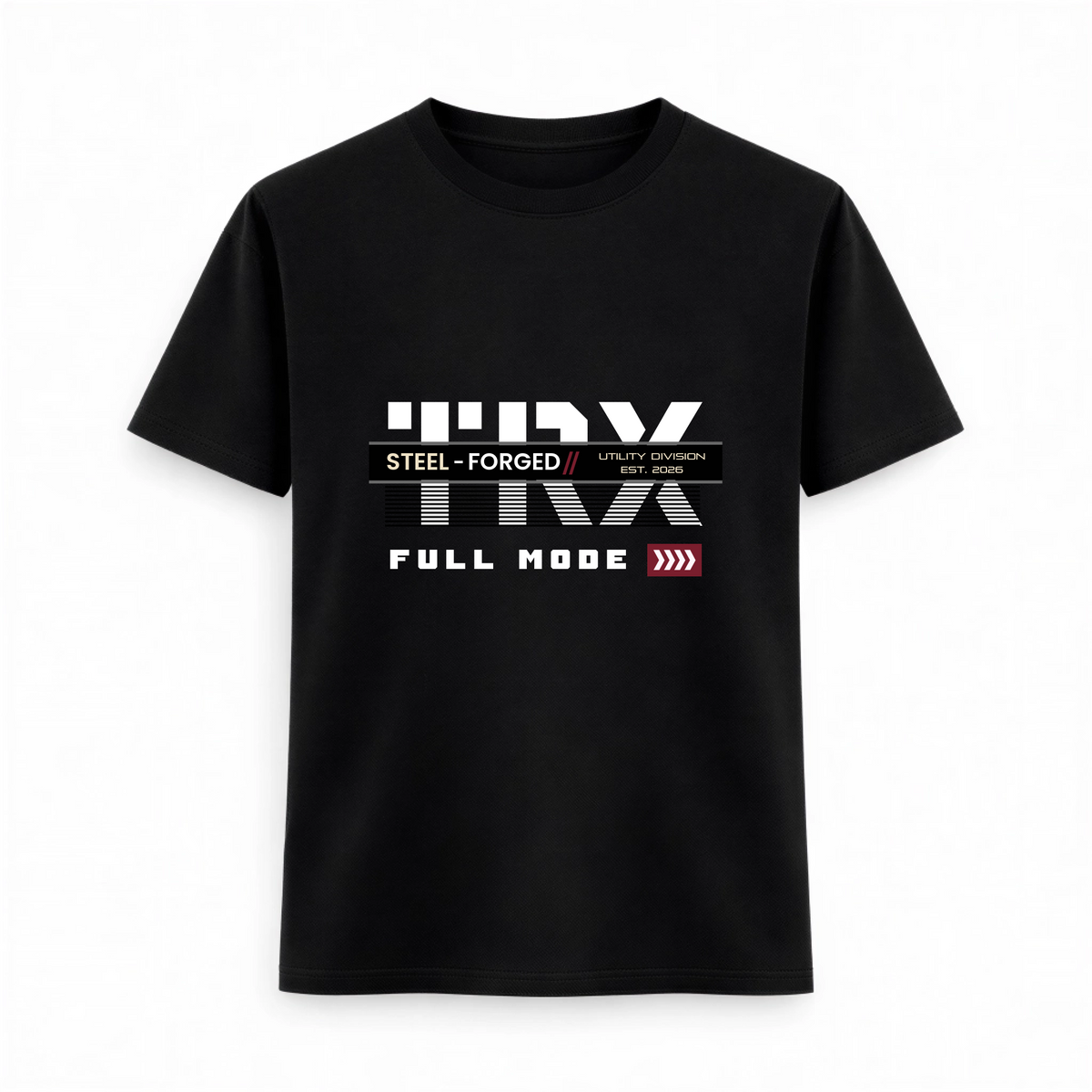 Regular Fit T-shirt – Bold Typography / 160
