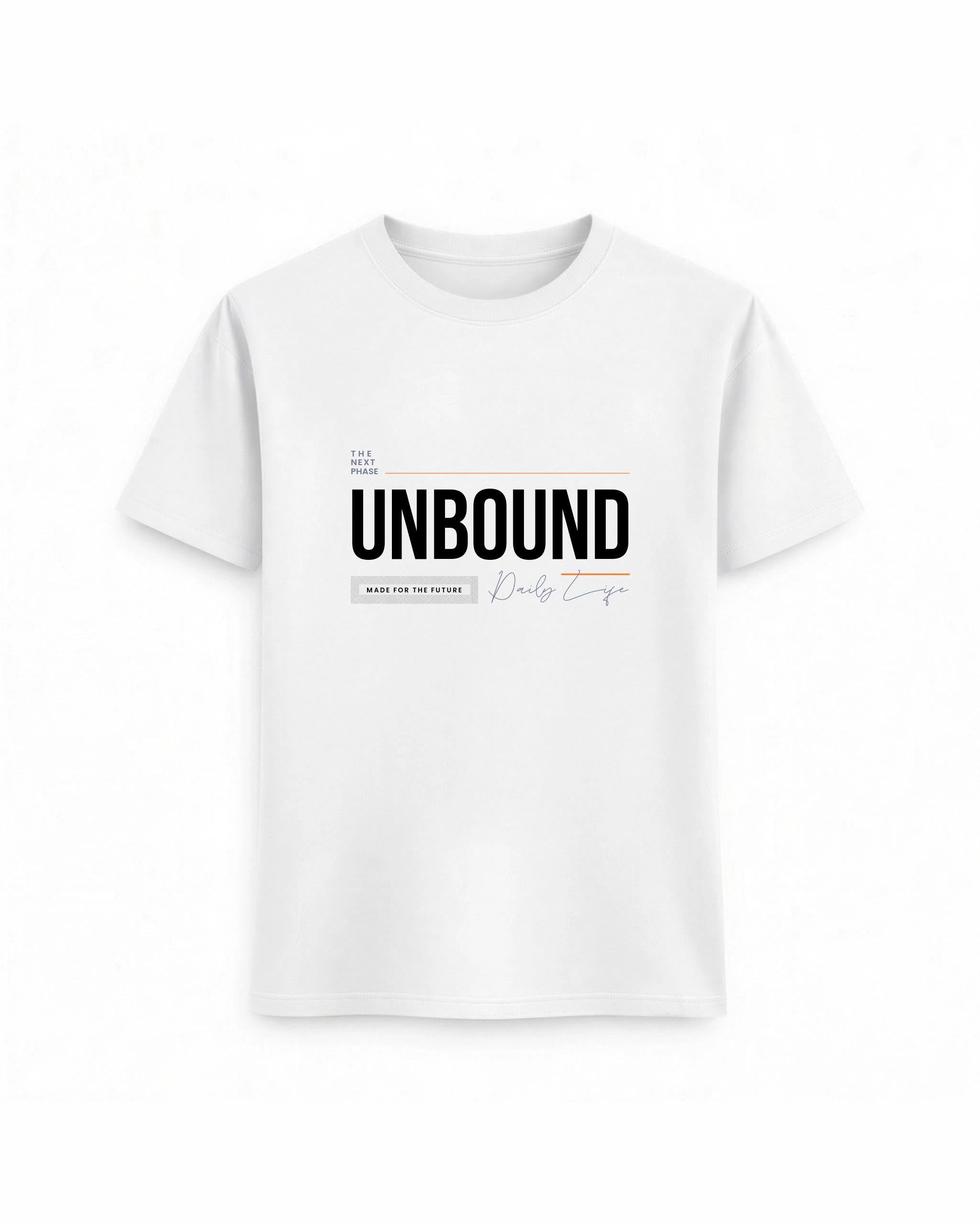 Regular Fit T-shirt – Bold Typography / 211 - White