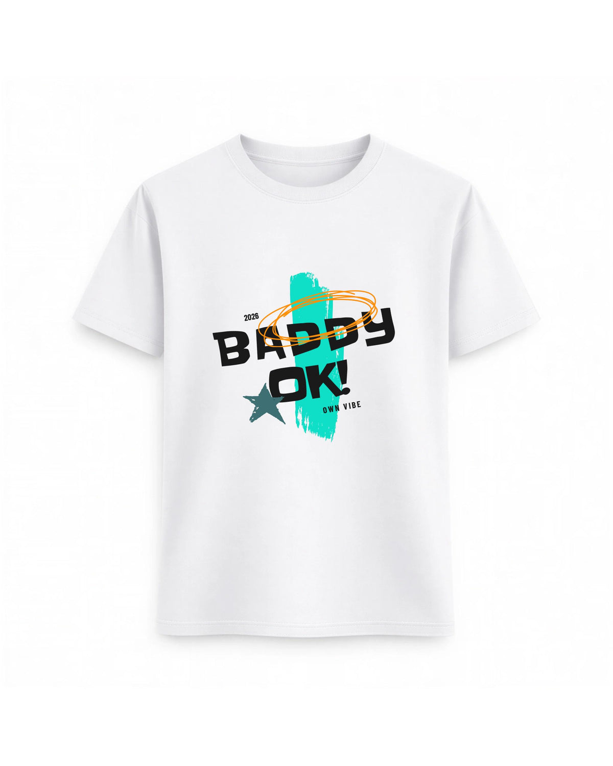 Regular Fit T-shirt – Bold Typography / 70