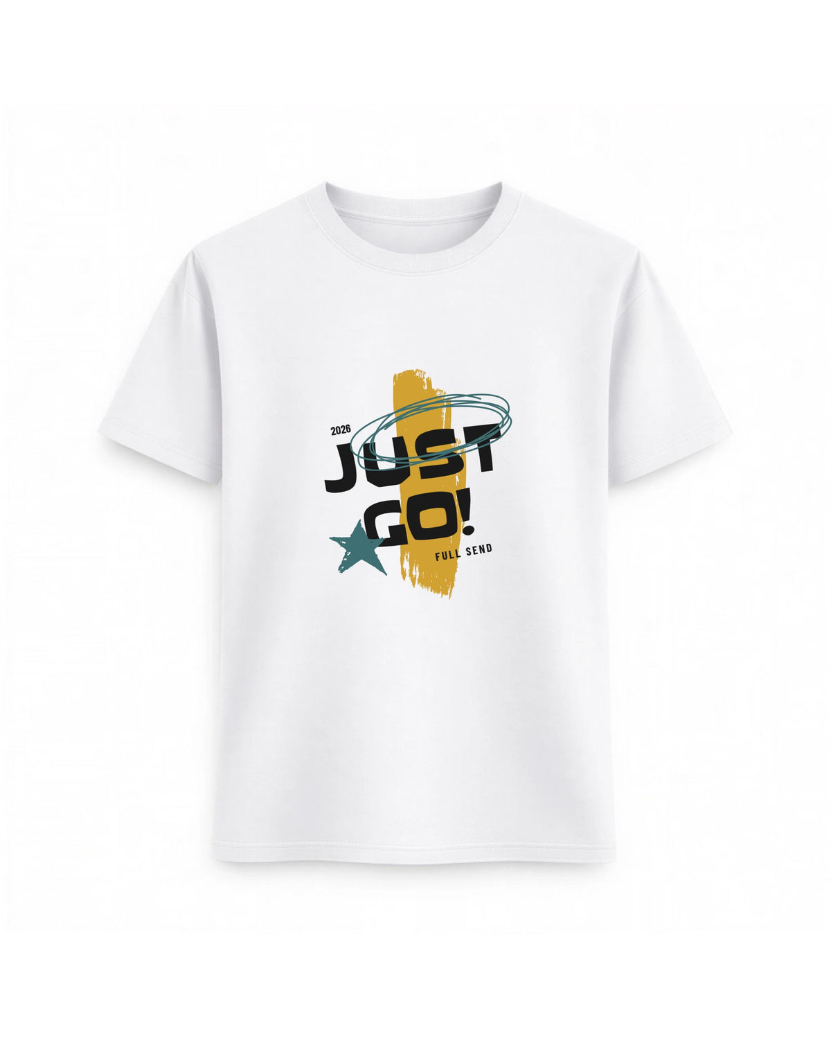 Regular Fit T-shirt – Bold Typography / 70