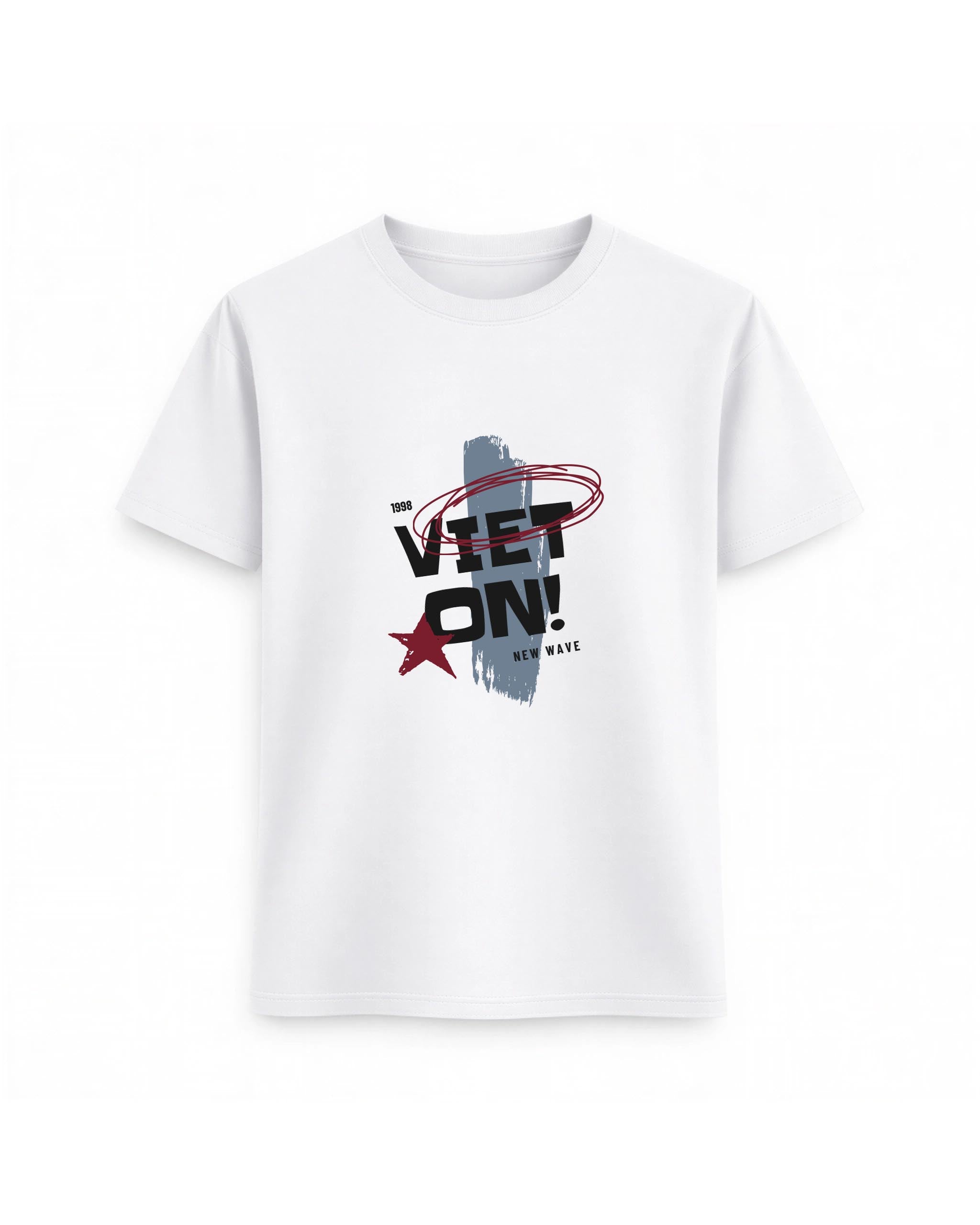 Regular Fit T-shirt – Bold Typography / 70