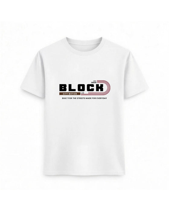 Regular Fit T-shirt – Bold Typography / 79