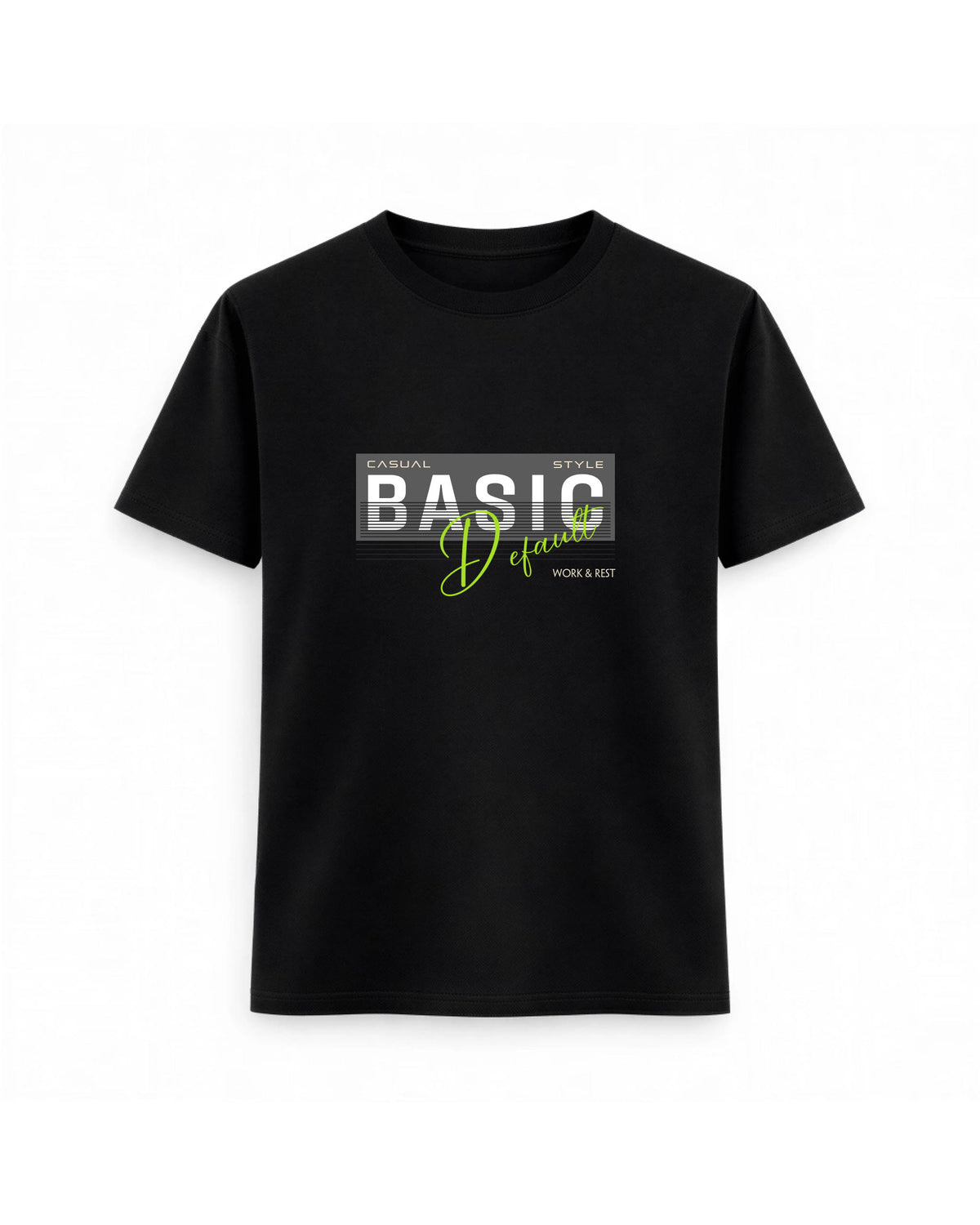 Regular Fit T-shirt – Bold Typography / 88