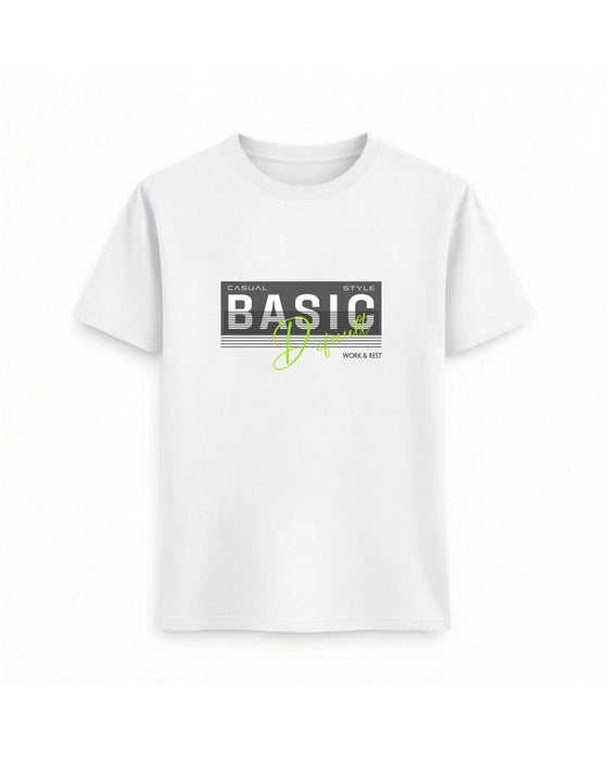 Regular Fit T-shirt – Bold Typography / 88