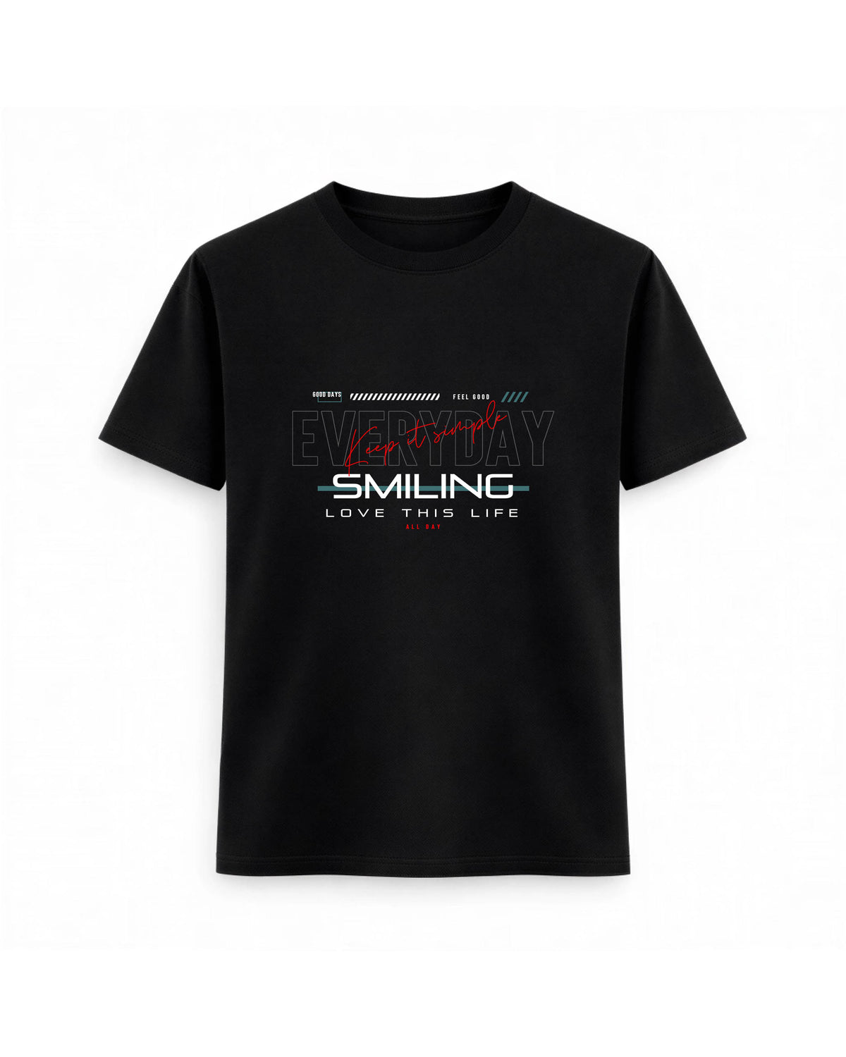 Regular Fit T-shirt – Bold Typography / 90