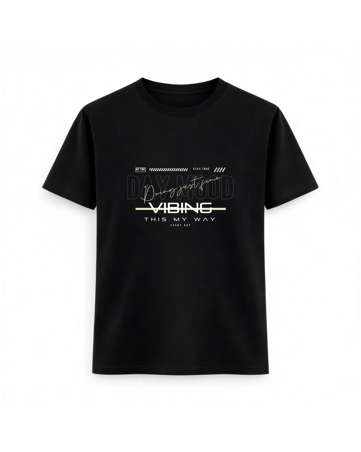 Regular Fit T-shirt – Bold Typography / 90