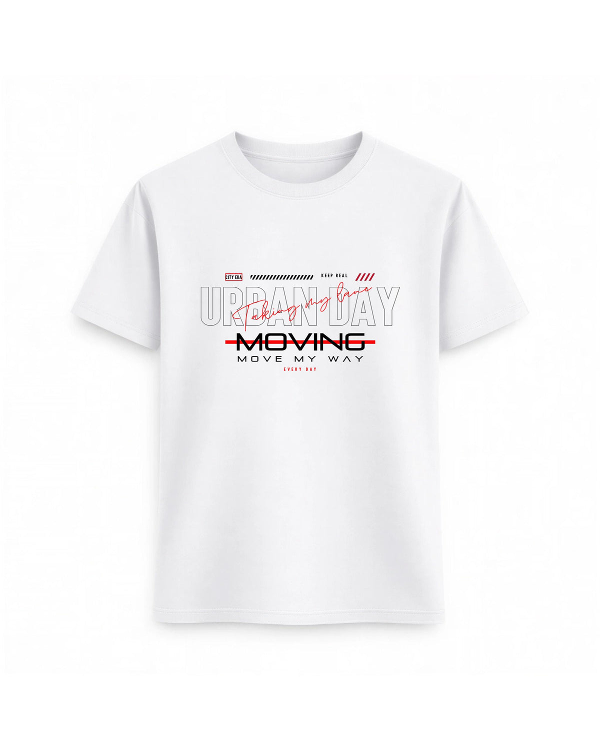 Regular Fit T-shirt – Bold Typography / 90