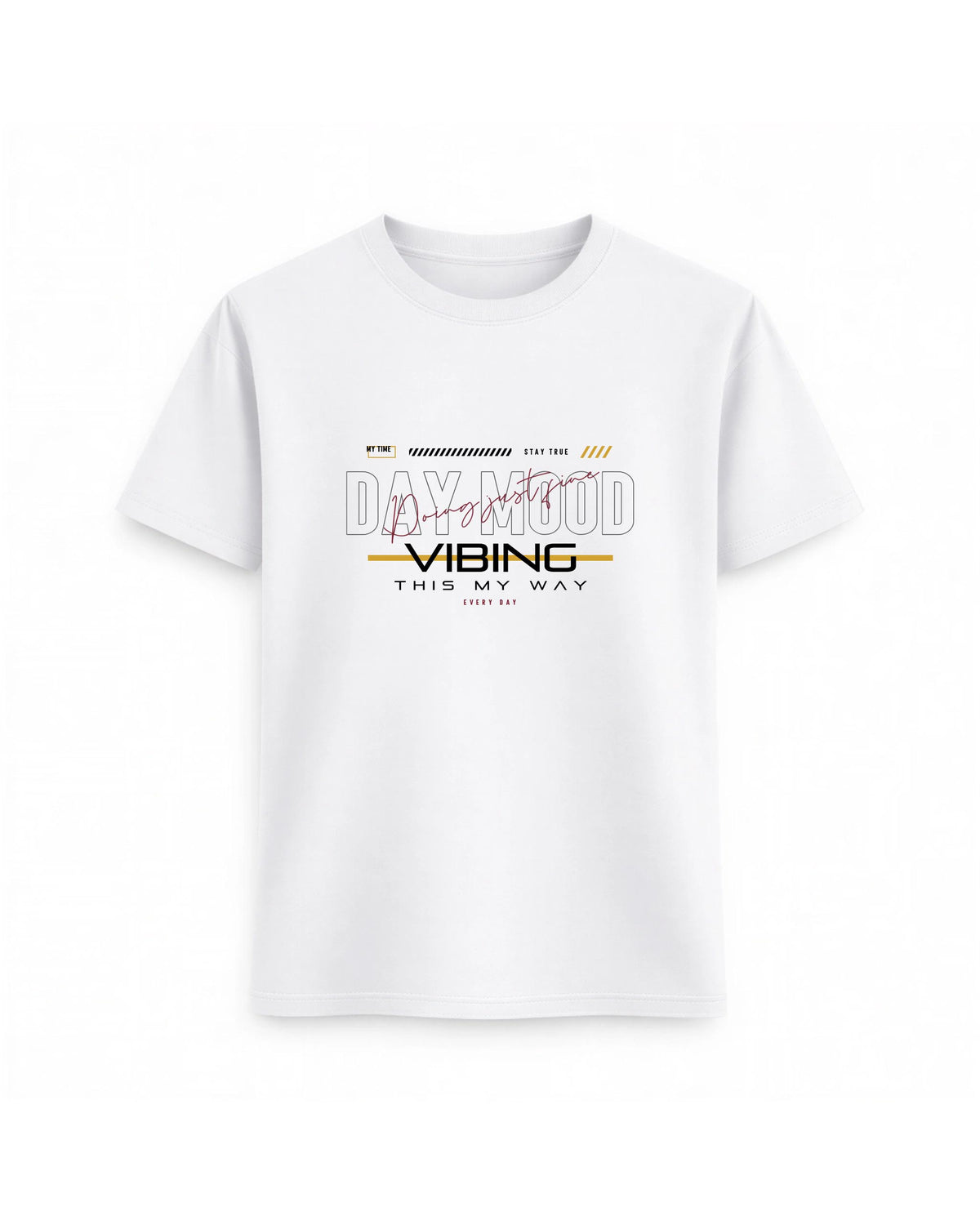 Regular Fit T-shirt – Bold Typography / 90