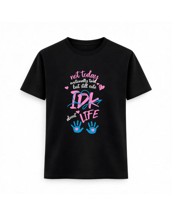 Regular Fit T-shirt – Cute Typography / 107