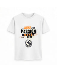 Regular Fit T-shirt – Grunge Typography / 130