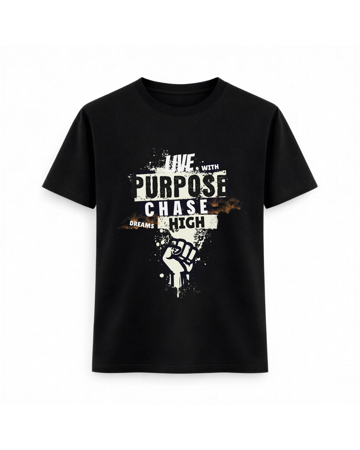 Regular Fit T-shirt – Grunge Typography / 130