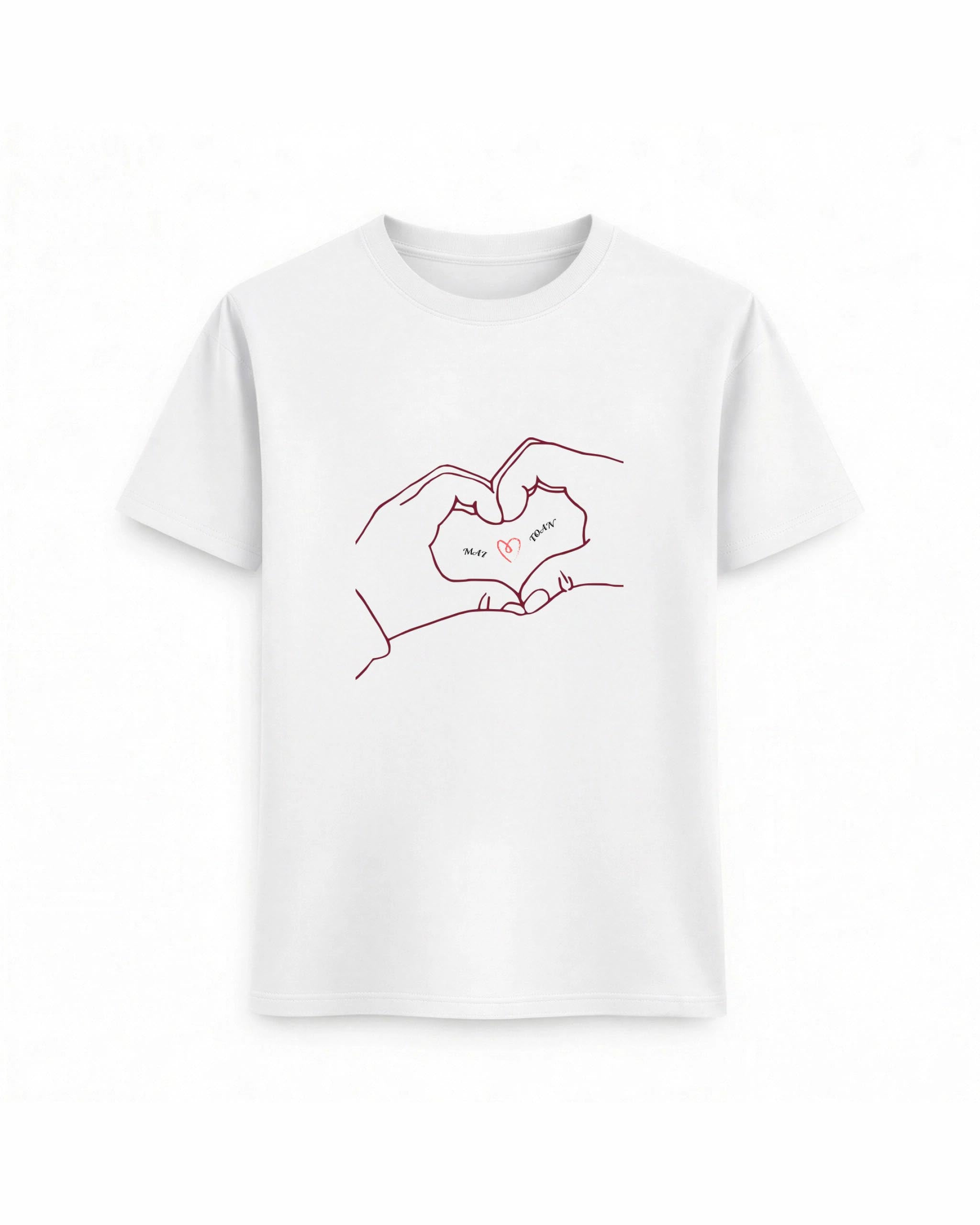 Regular Fit T-shirt – Love Line / 235 - White