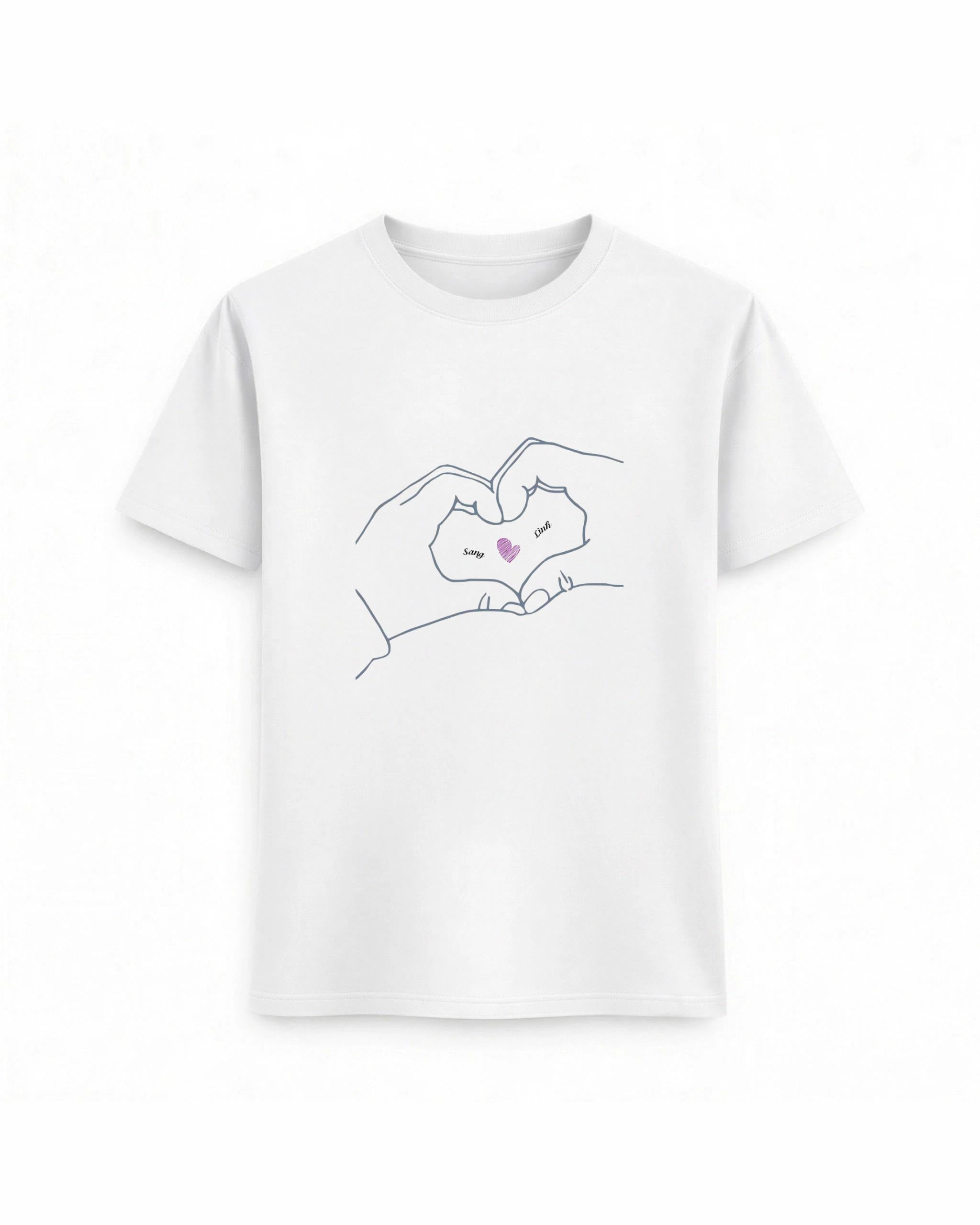 Regular Fit T-shirt – Love Line / 235 - White