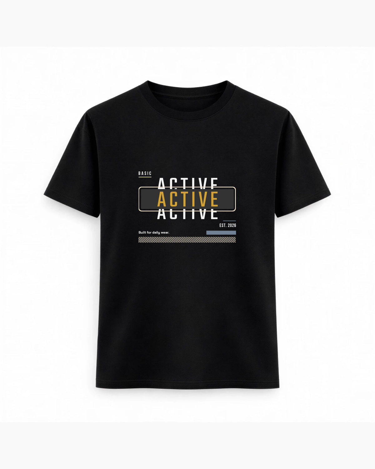 Regular Fit T-shirt – Minimal Typography / 199