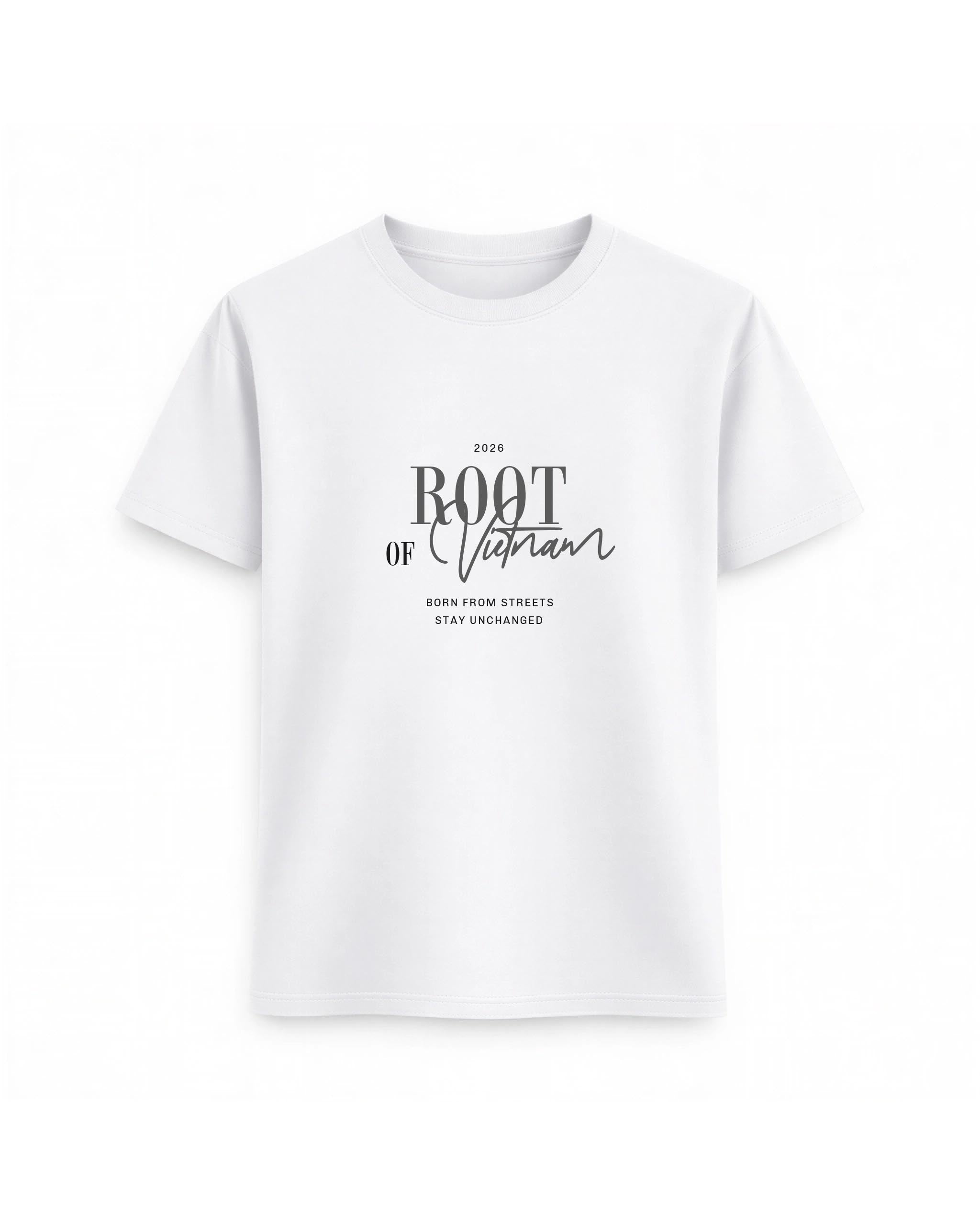 Regular Fit T-shirt – Minimal Typography / 46